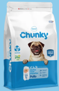 Chunky pollo Razas pequeñas