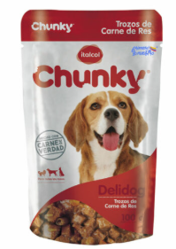 Chunky Delidog trozos de carne de res - Pouche