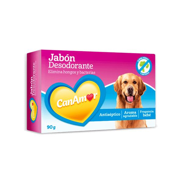 Jabón desodorante para perros