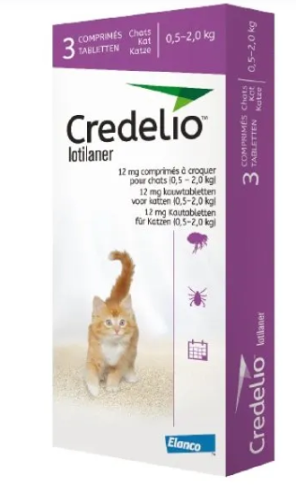Credelio Antipukgas Gatos 0.5-2 Kg
