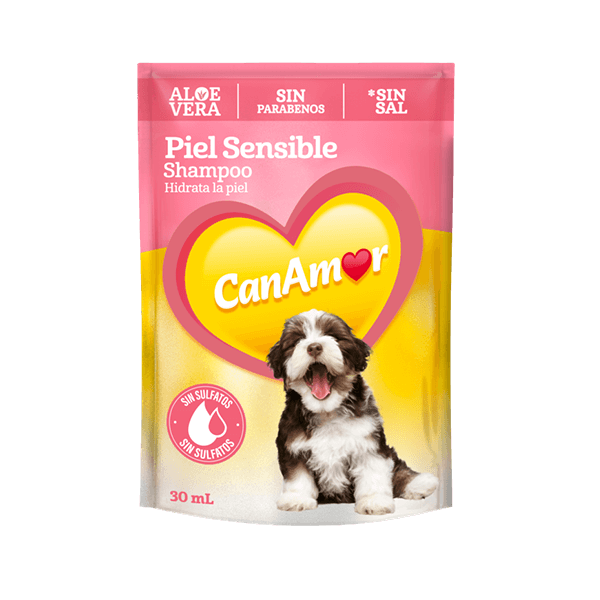 Shampoo para perros de piel sensible