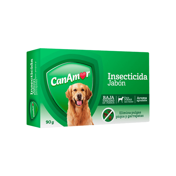 Jabón insecticida para perros