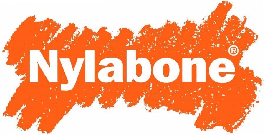 Logotipo de Nylabone: texto blanco