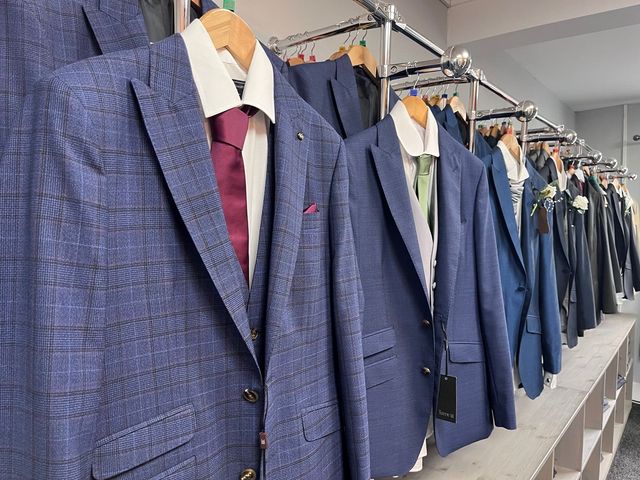 FT5 Blue Suit  Dorset Suit Hire