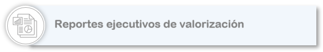 Reportes ejecutivos de valorización
