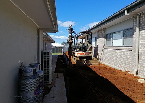 Pavement Under Construction — MJ Innovative Landscaping & Excavations In Newrybar, NSW