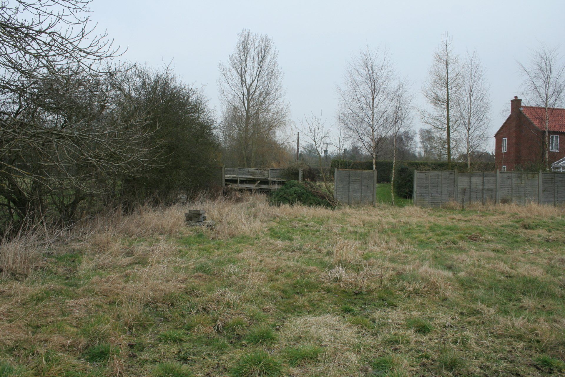 scrubland campsite Three Horseshoes in 2012