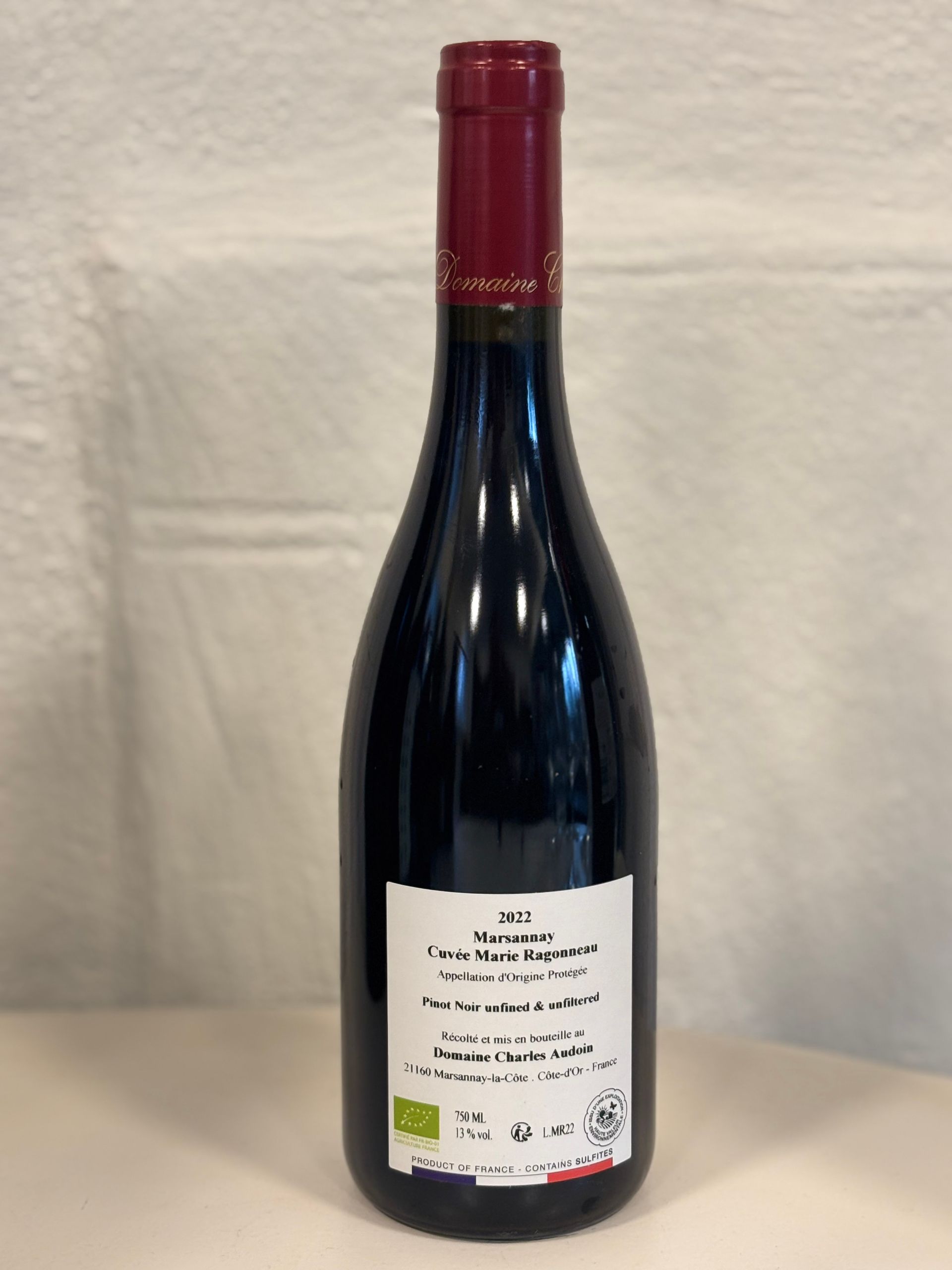 Domaine Charles Audoin Cuvée Marie Ragonneau
