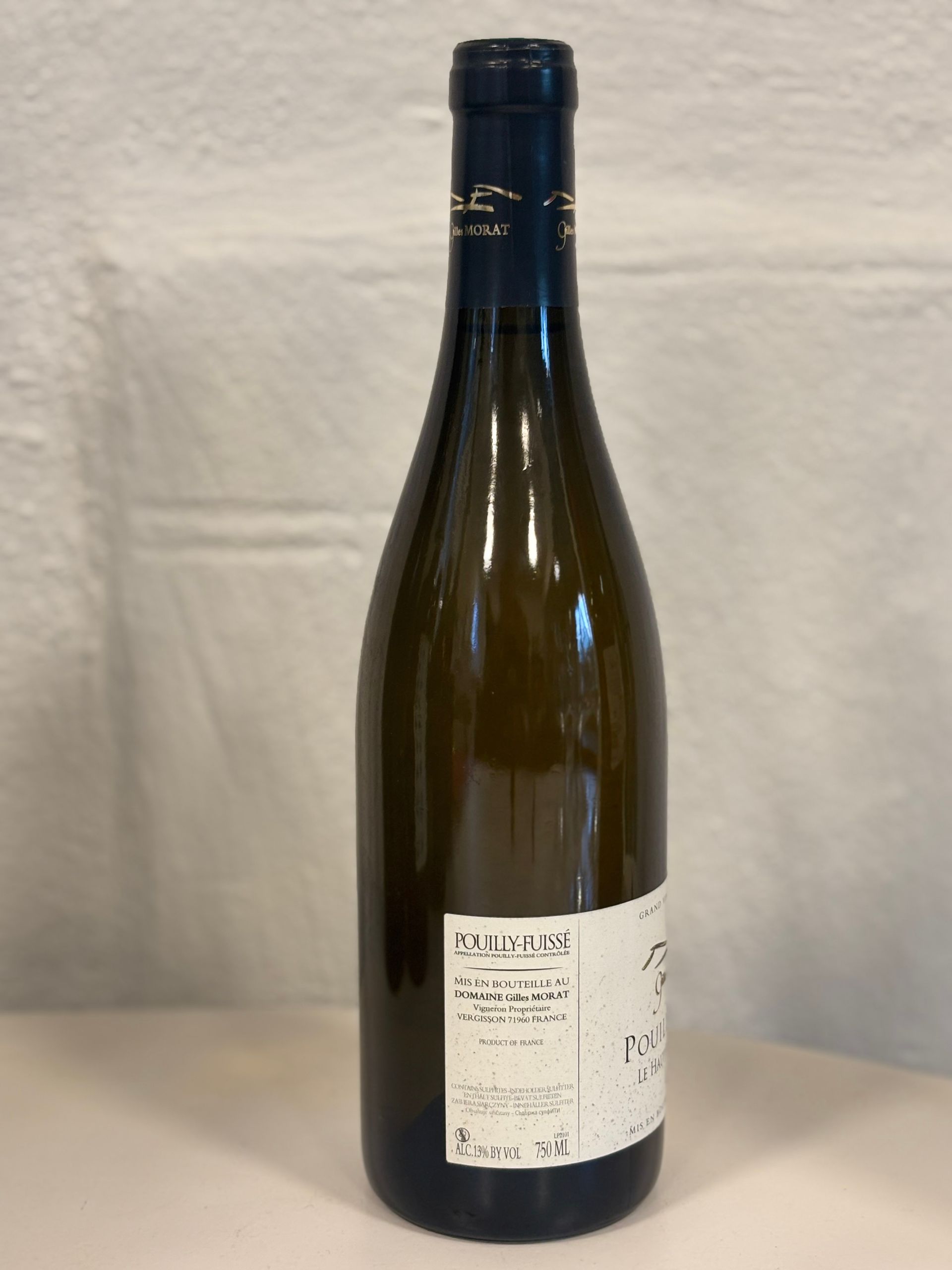 Gilles Morat Pouilly-Fuissé  