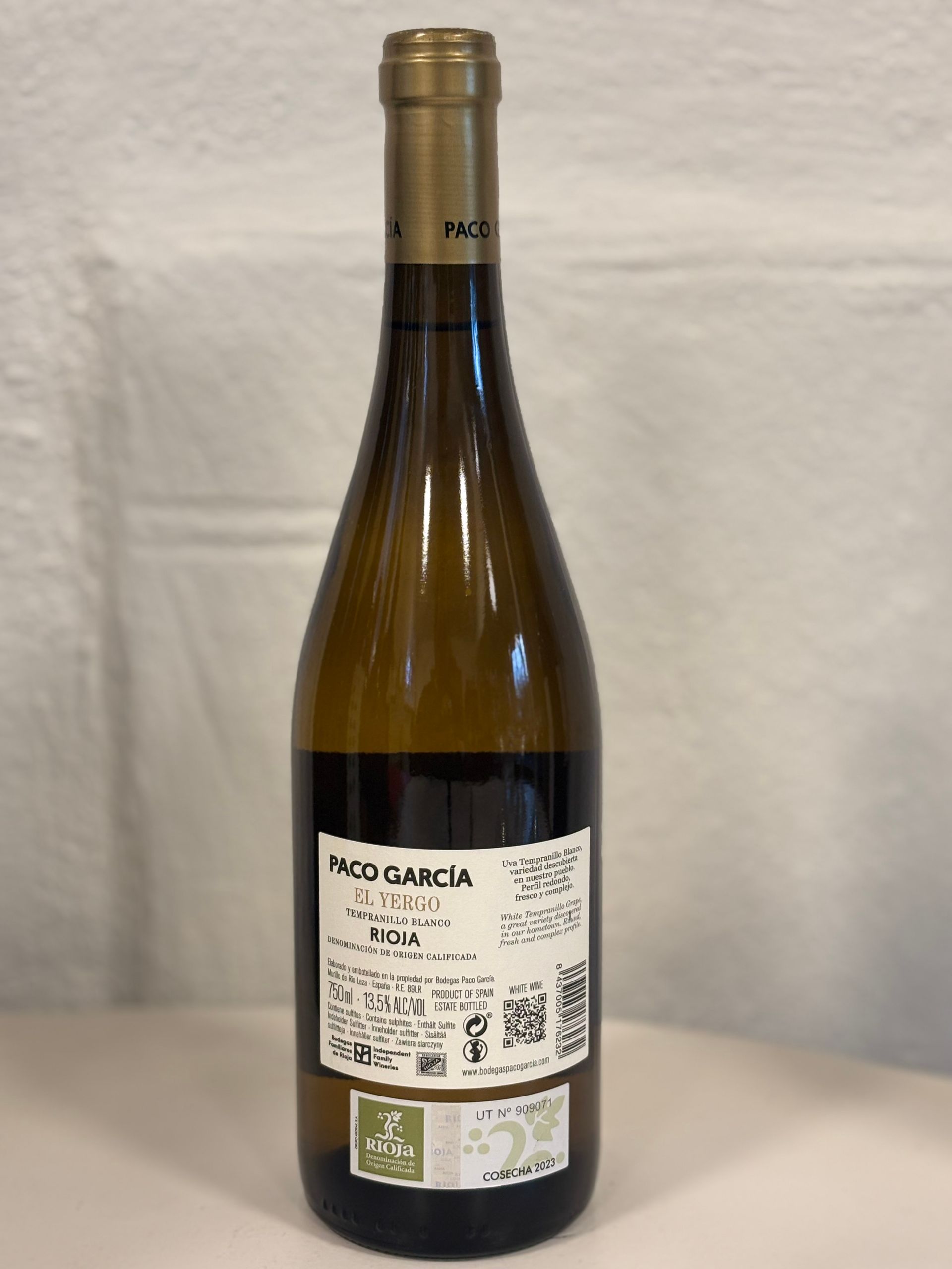 Paco García Tempranillo Blanco