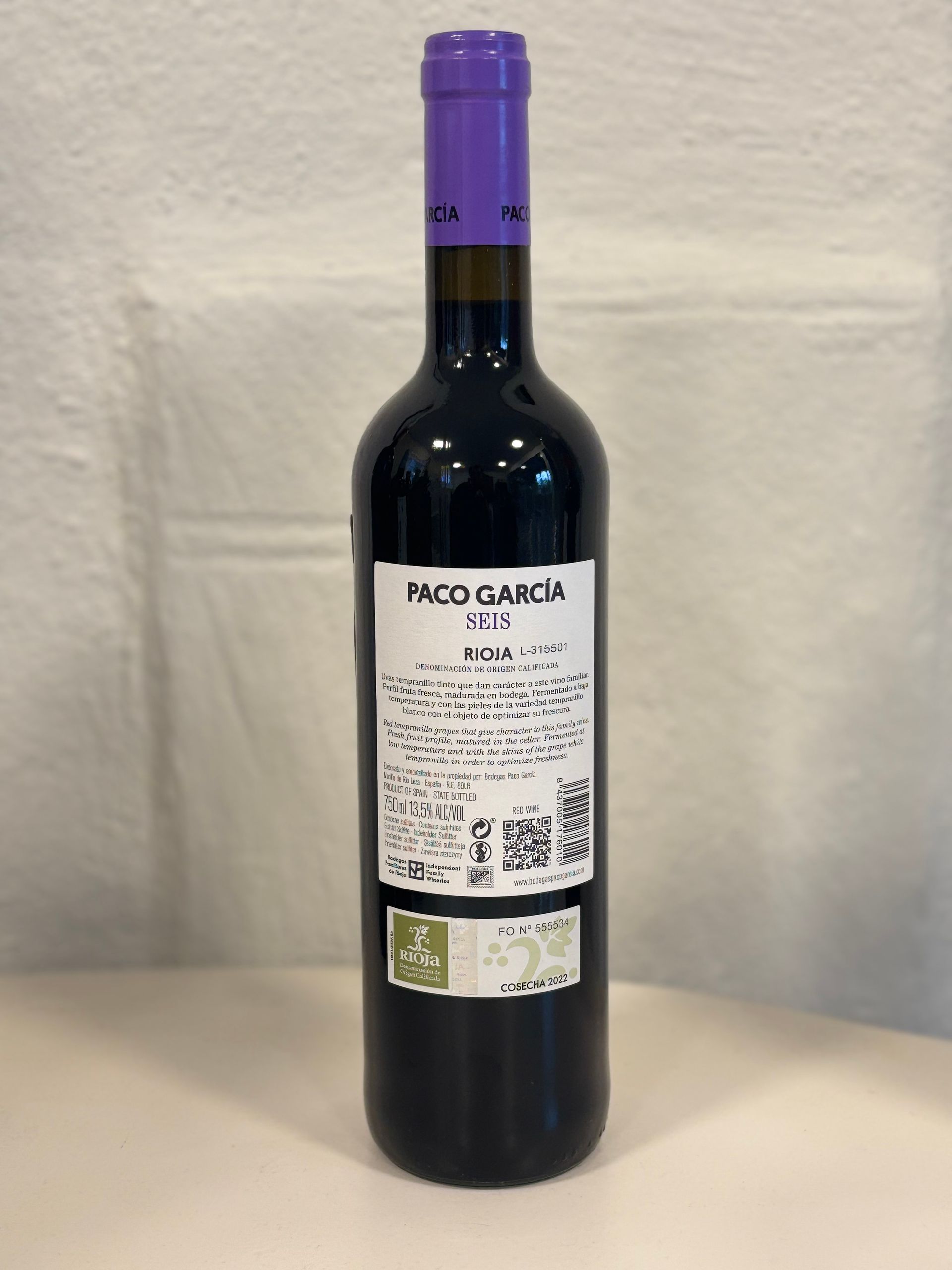 Paco García Seis - Rioja, Spanje