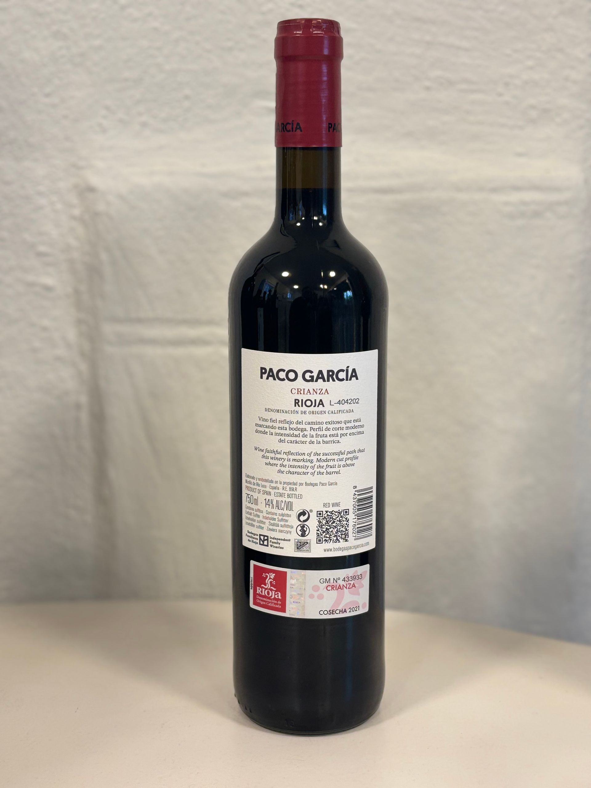 Paco García - Crianza