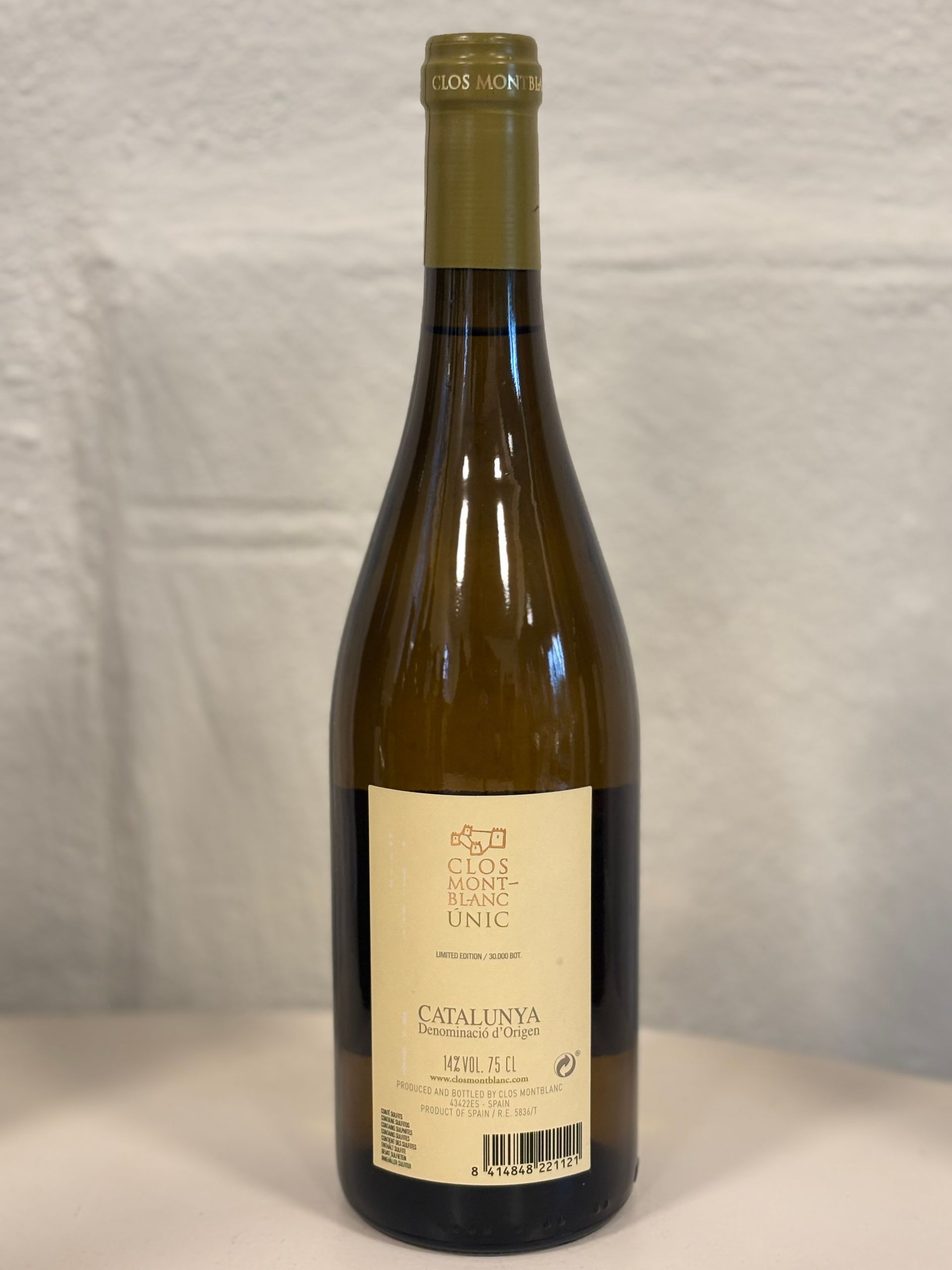 Clos Montblanc Únic Chardonnay - Catalunya, Spanje