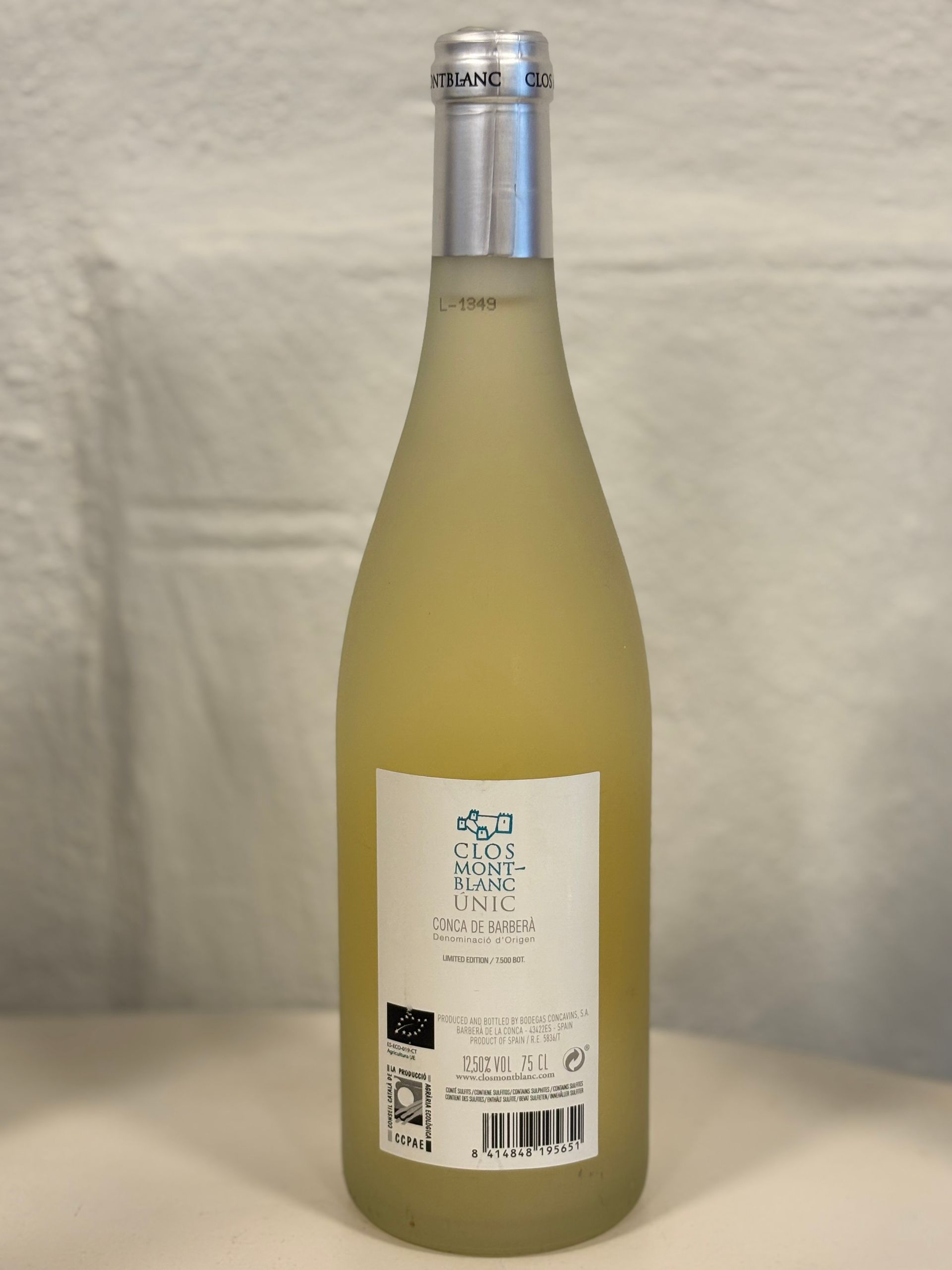 Clos Montblanc Únic Sauvignon blanc - Catalunya, Spanje