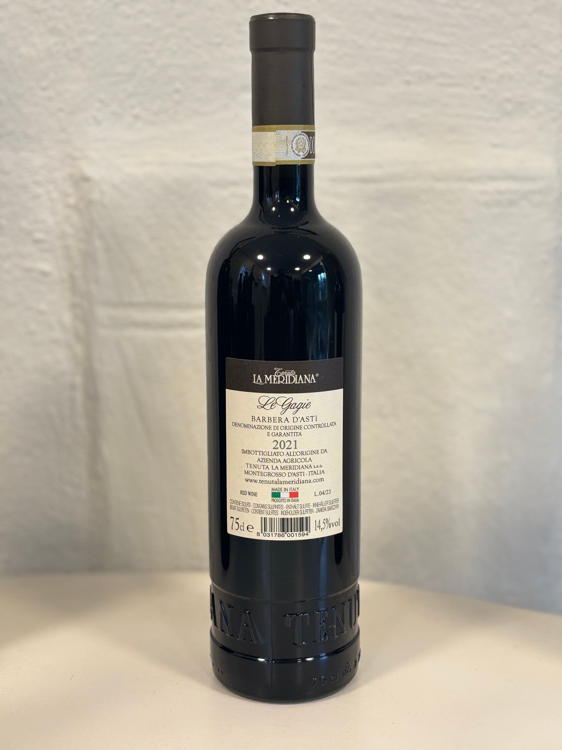 Tenuta La Meridiana Le Gagie - Barbera d’Asti