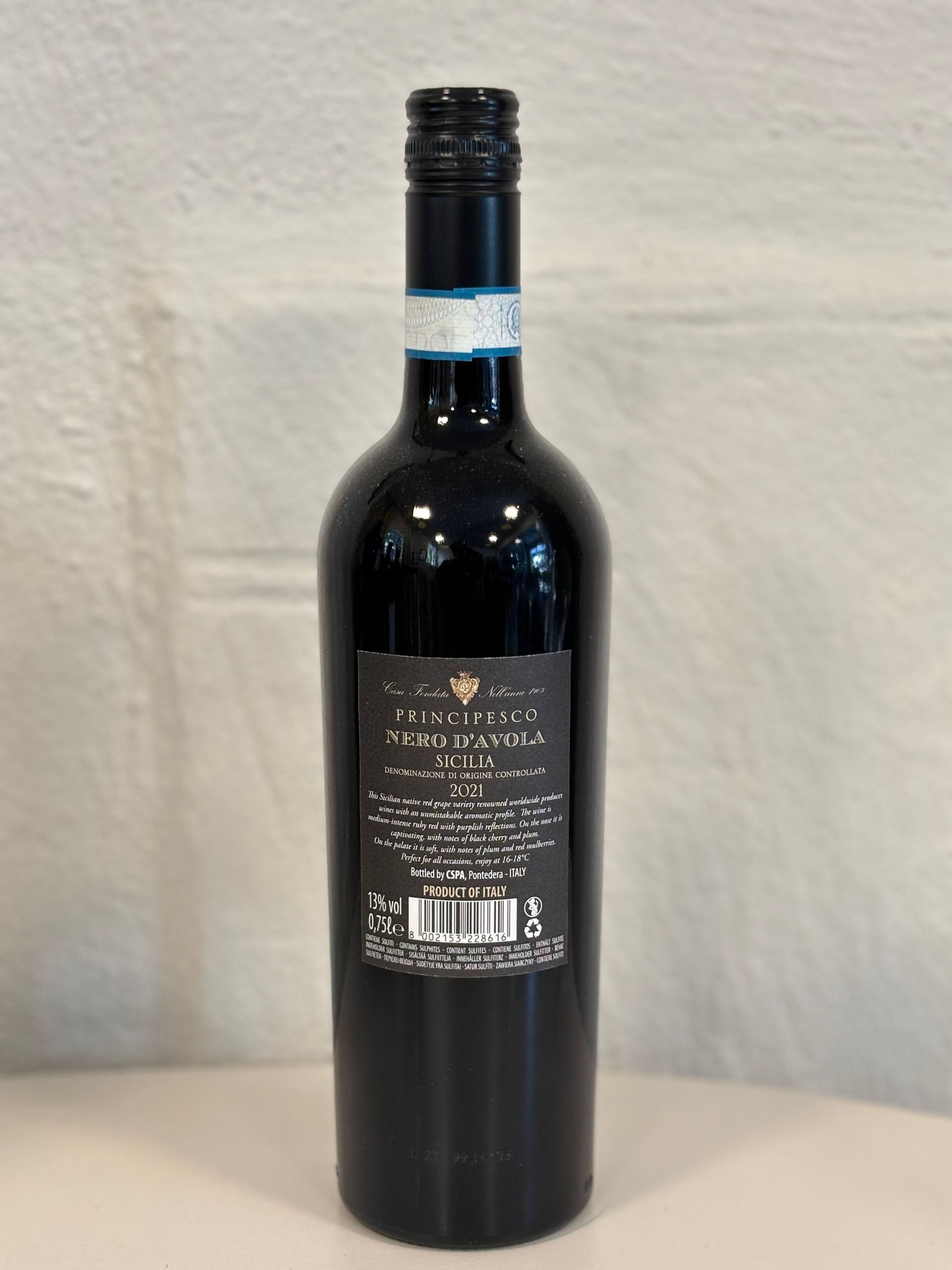 Principesco Nero d'avola Sicilië
