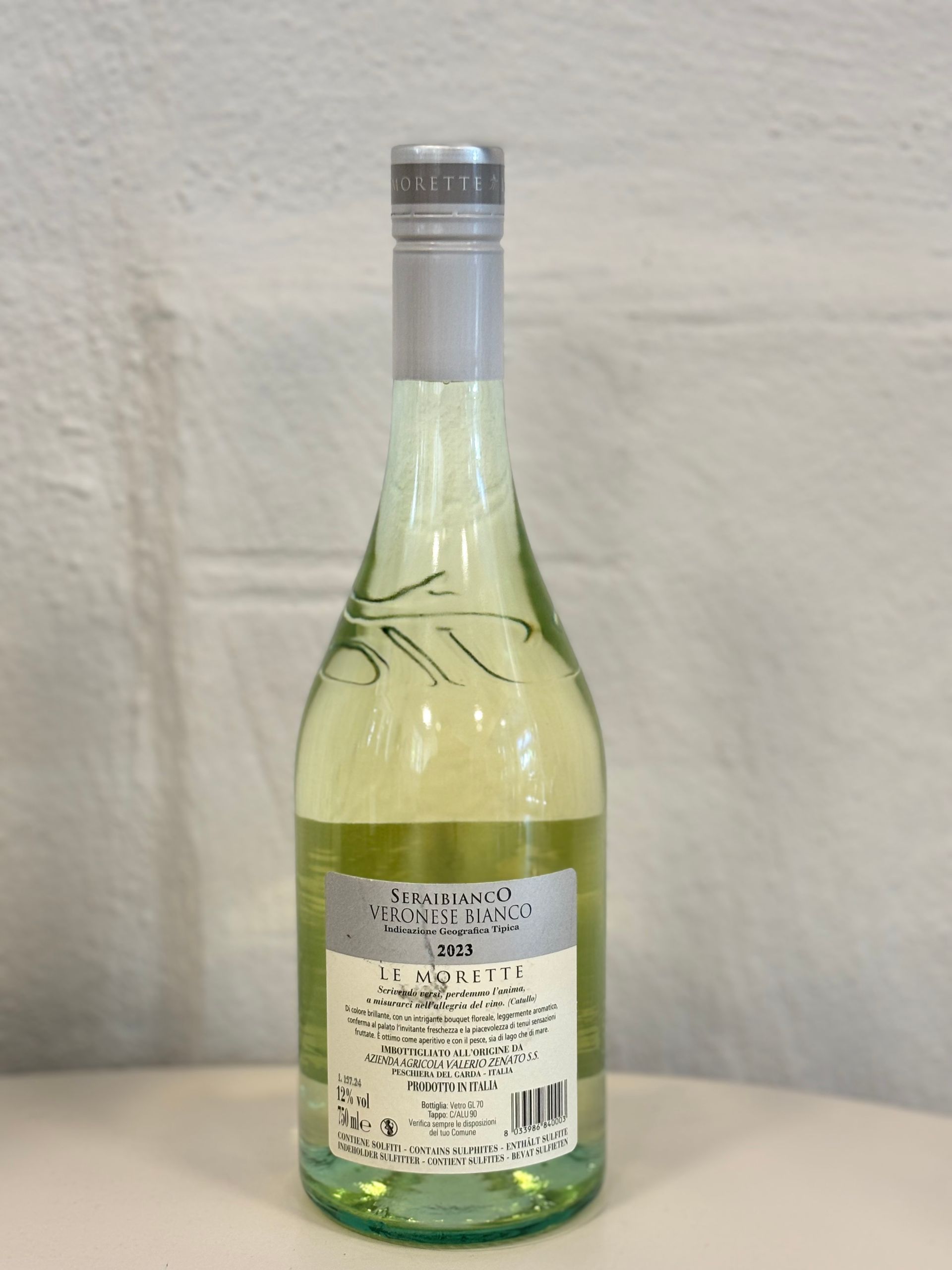 Le Morette Serei Bianco - Trebbiano, Chardonnay, Pinot Bianco en Sauvignon Blanc
