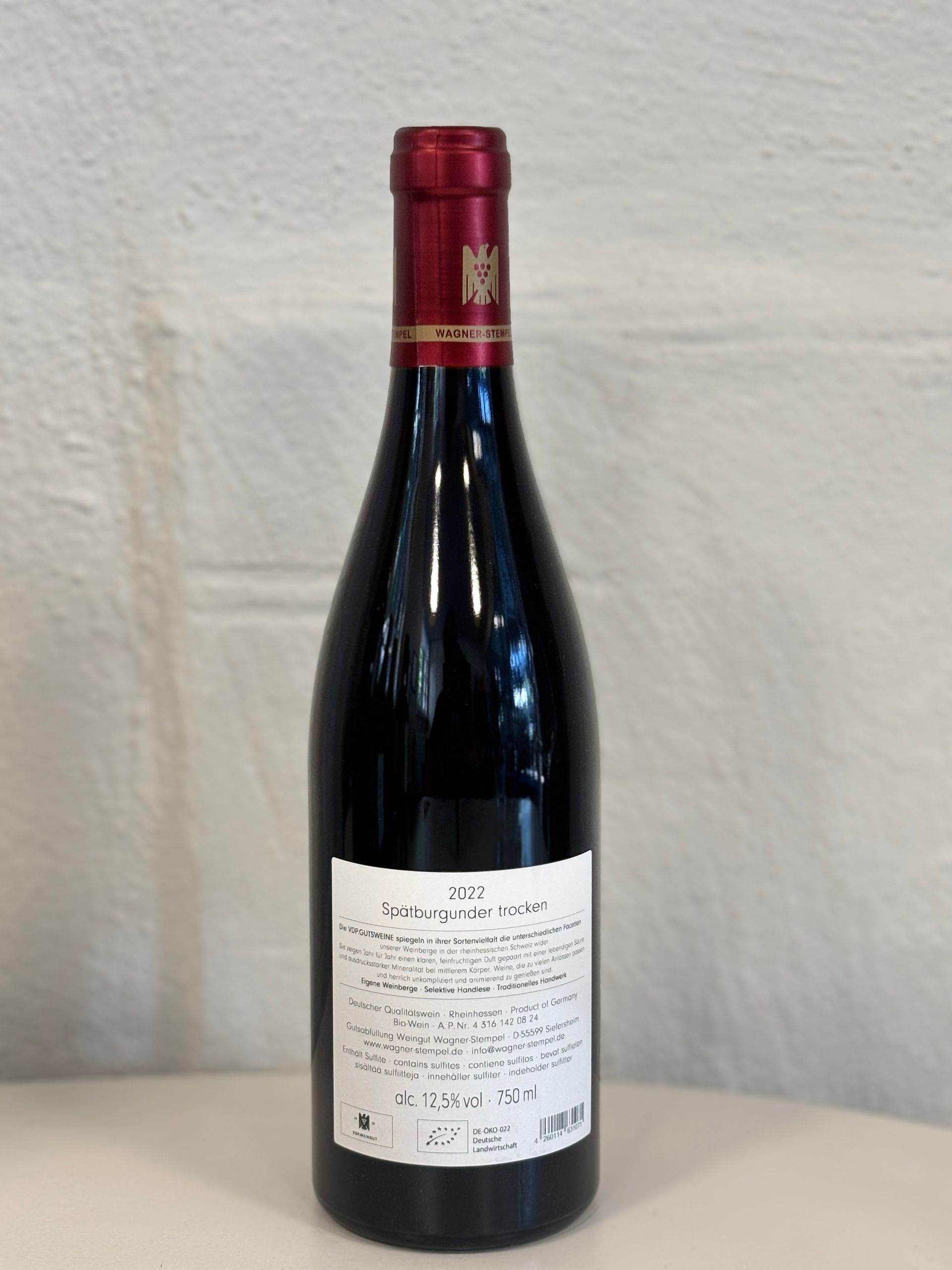 Wagner Stempel Spätburgunder Gutswein Biologisch