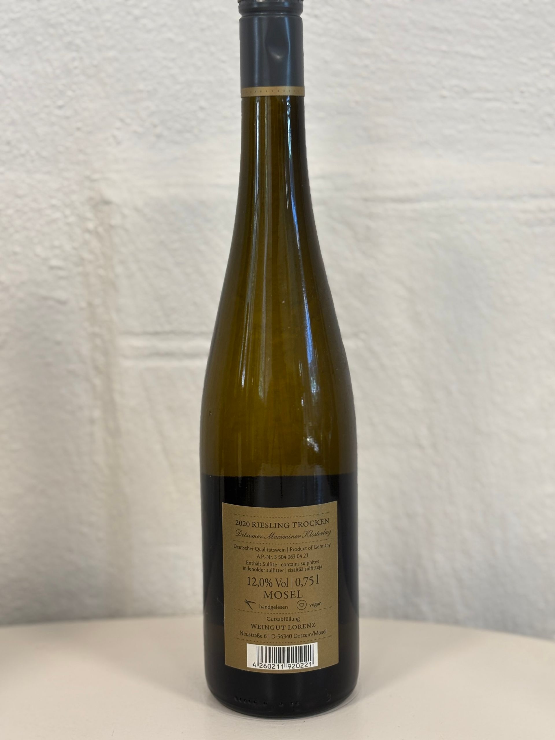 Weingut Lorenz Maximiner Klosterlay  Riesling Grauschiefer