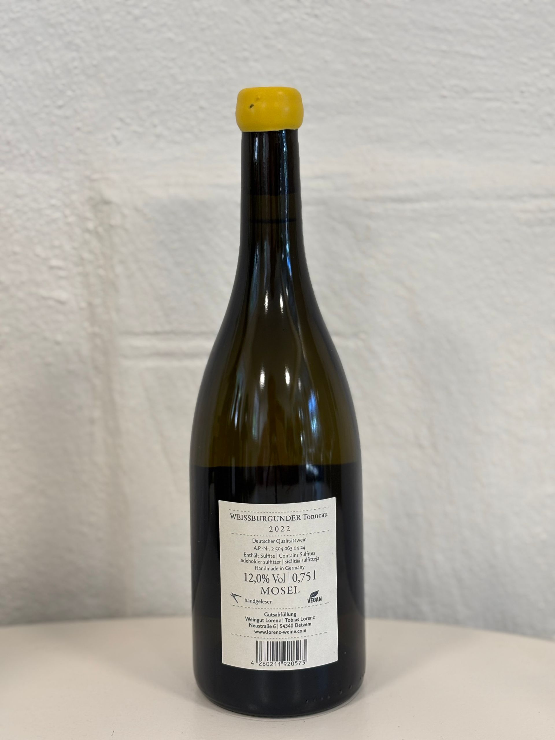 Weingut Lorenz Weissburgunder Tonneau