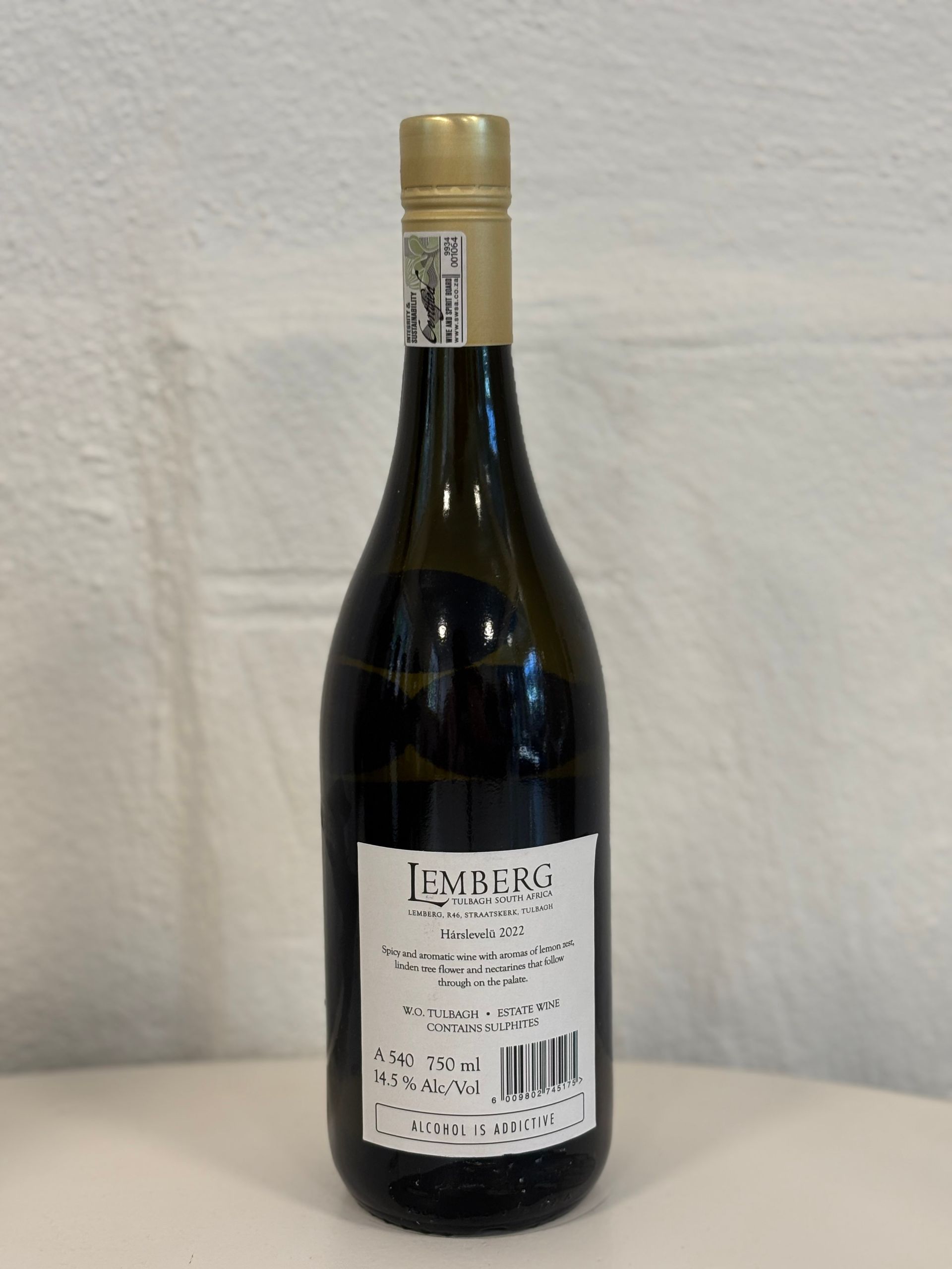 Lemberg Wine Estate Hárslevelü