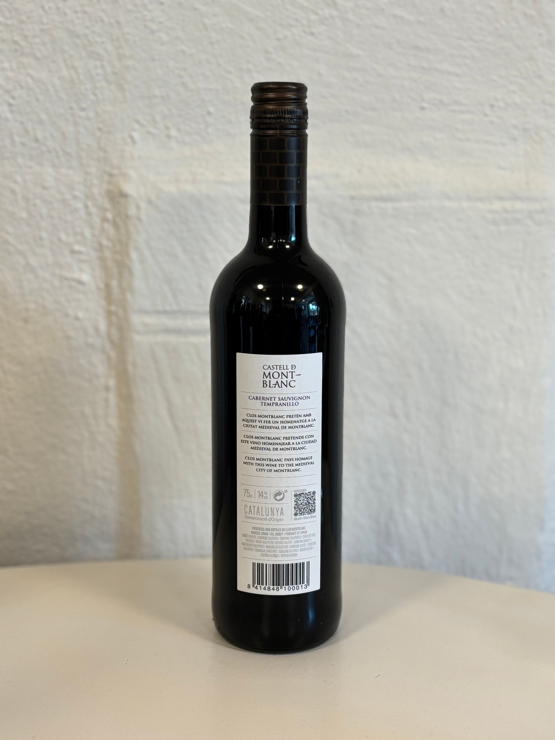 Clos Montblanc Castell Tempranillo - Catalunya, Spanje