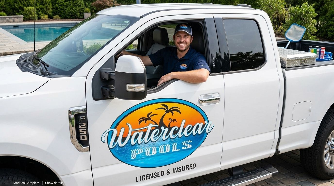 Luxury residential pool design by Fayetteville pool builders