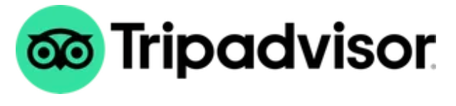 The tripadvisor logo is green and black on a white background