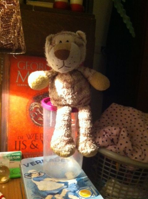 Tijger had geluk: ik kon precies het juiste stofje vinden.