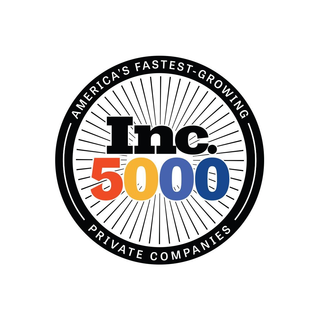 The inc. 5000 logo is america 's fastest growing private companies.
