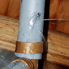 Pipe with a Pin Hole