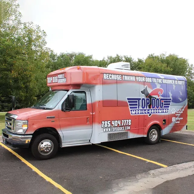 mobile grooming bus salina ks