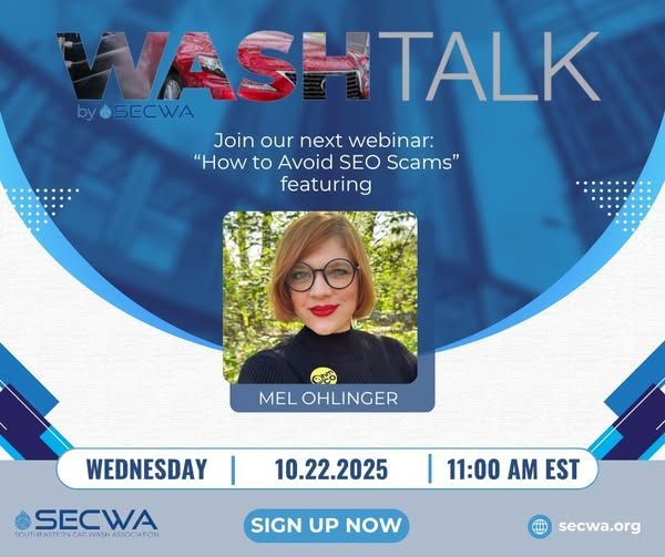 SECWA Wash Talk Wednesday SECWA podcast.