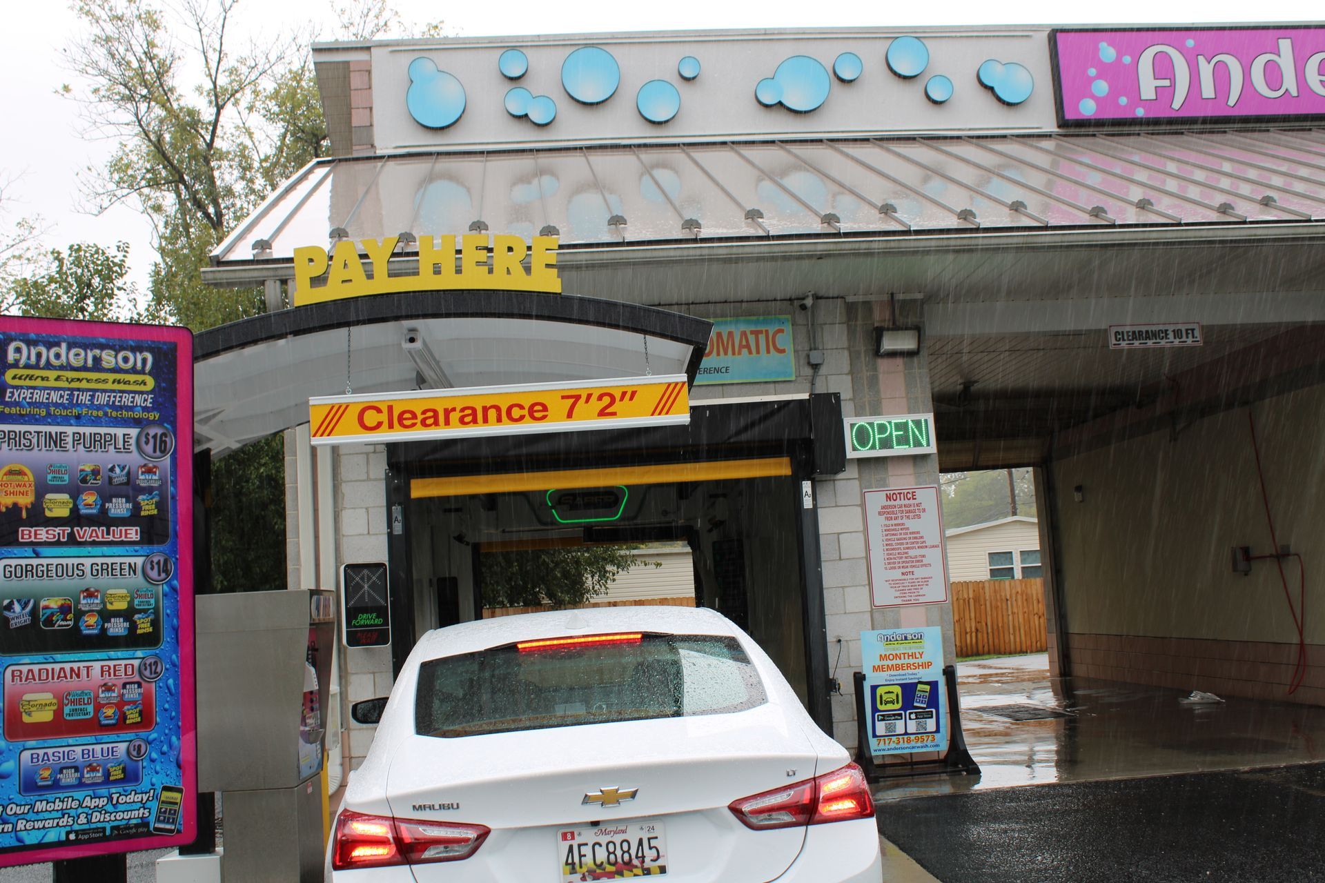 Freestyler OhmCo carwash photography Anderson Carwash in PA