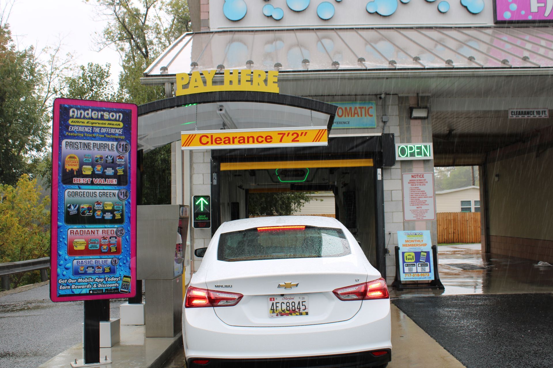 Freestyler OhmCo carwash photography Anderson Carwash in PA