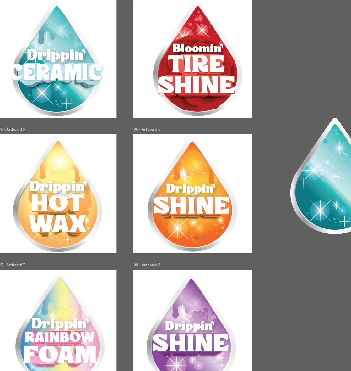 Carwash Icon Package