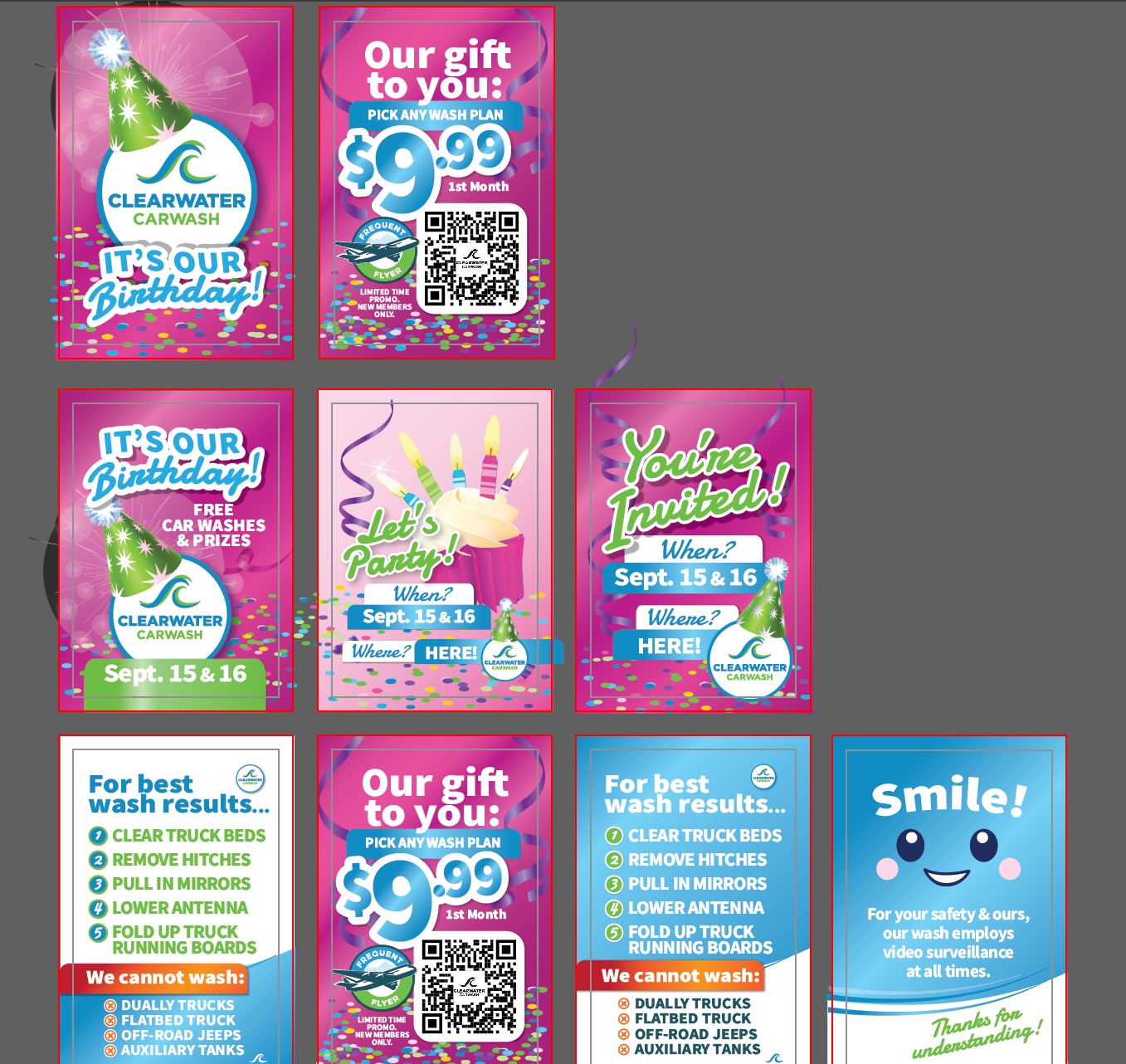 design a new carwash digital marketing campaign