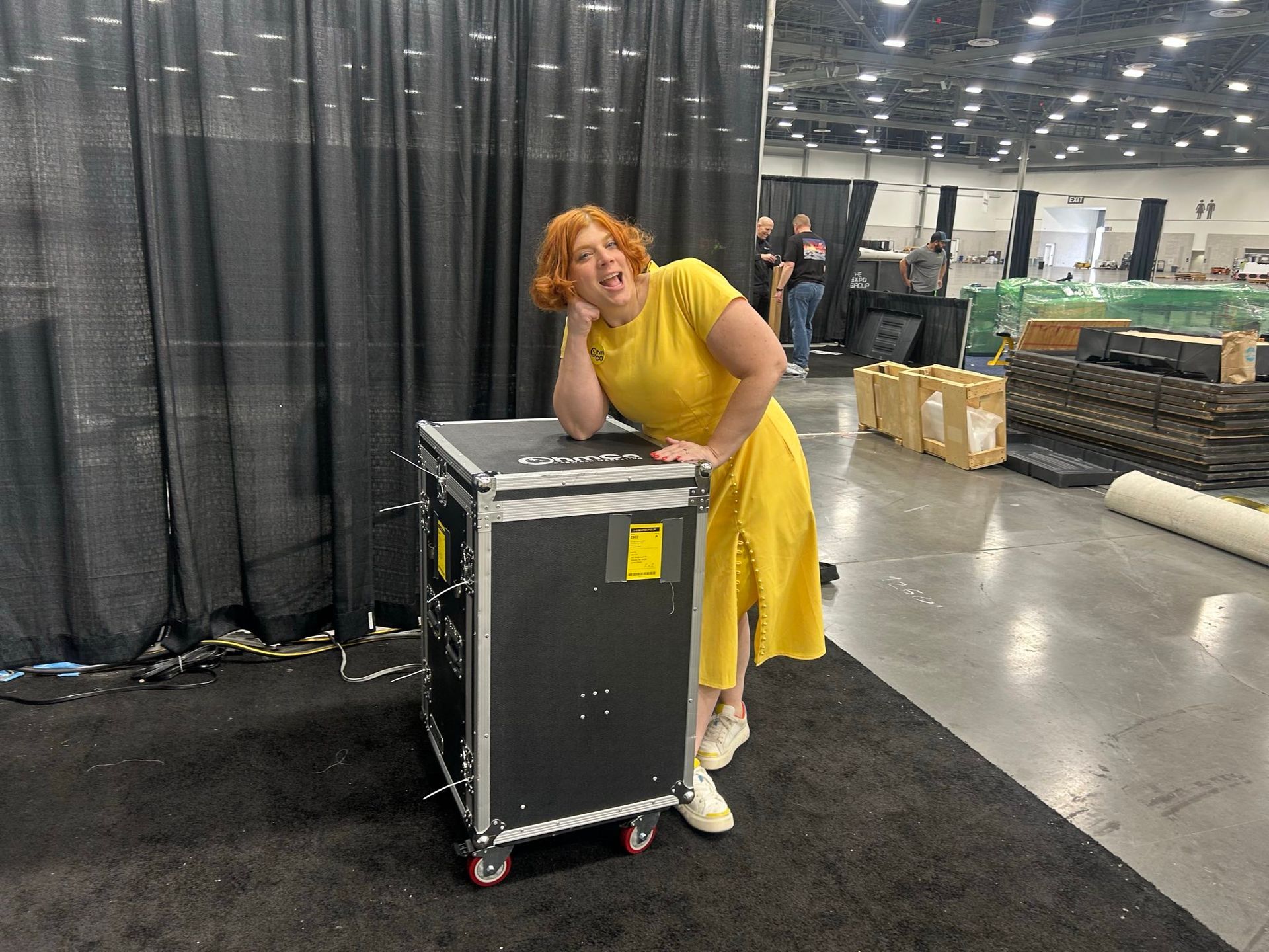 Mel and Mike Ohlinger OhmCo at the carwash show 2025 in vegas packed up! 
