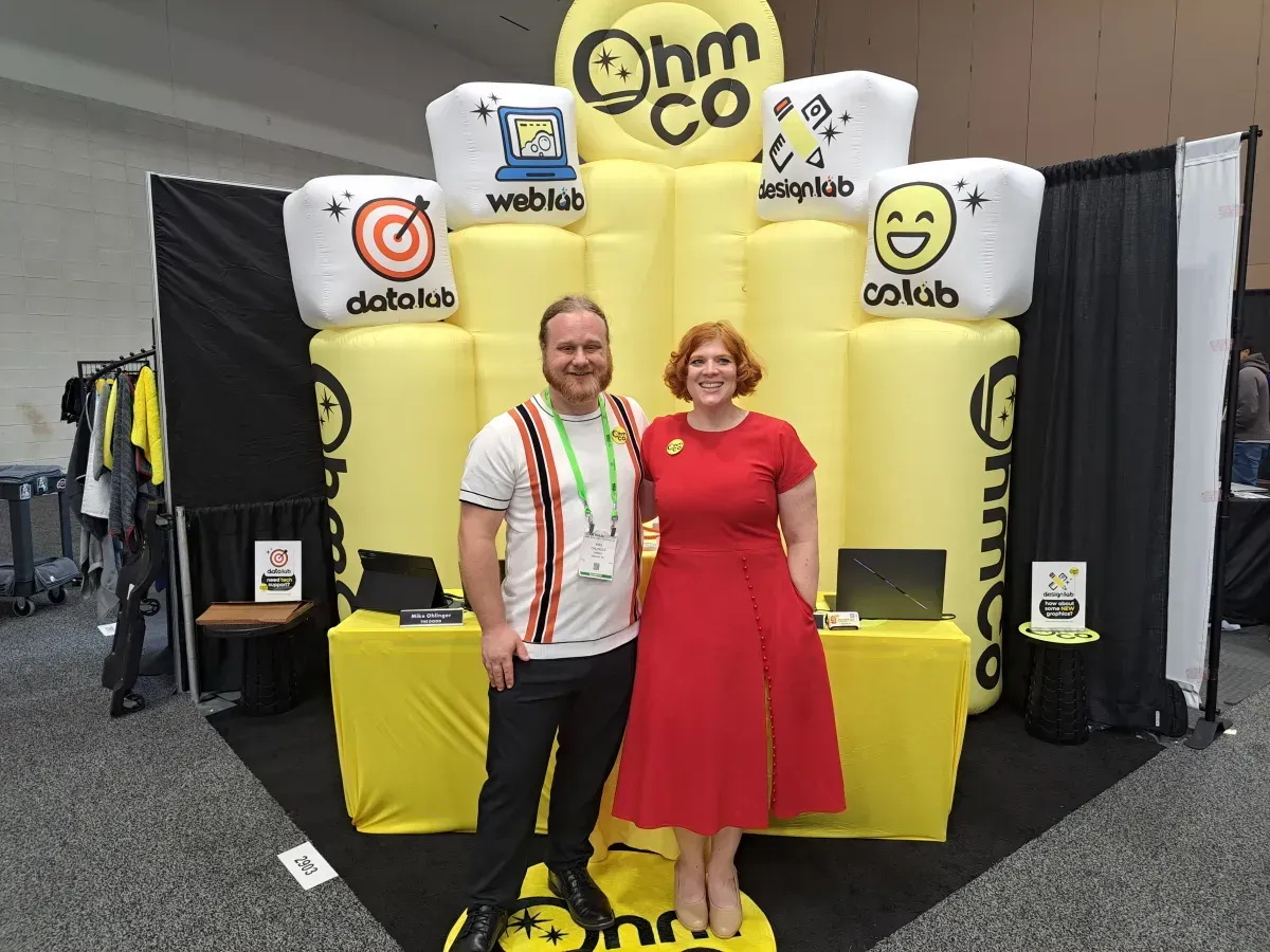 Big thanks to Jim at https://carwashbizcenter.com for taking this picture of Mel ohlinger and Mike Ohlinger at the 2025 carwash show - carwash markeitng OhmCO