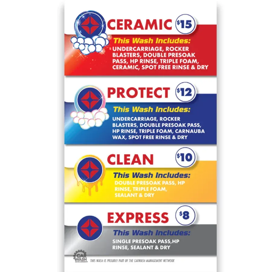 LED Carwash Menu 23x43