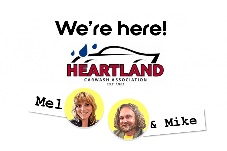Last week, Mel and I had the chance to attend the Heartland Car Wash Show in Council Bluffs, Iowa—a