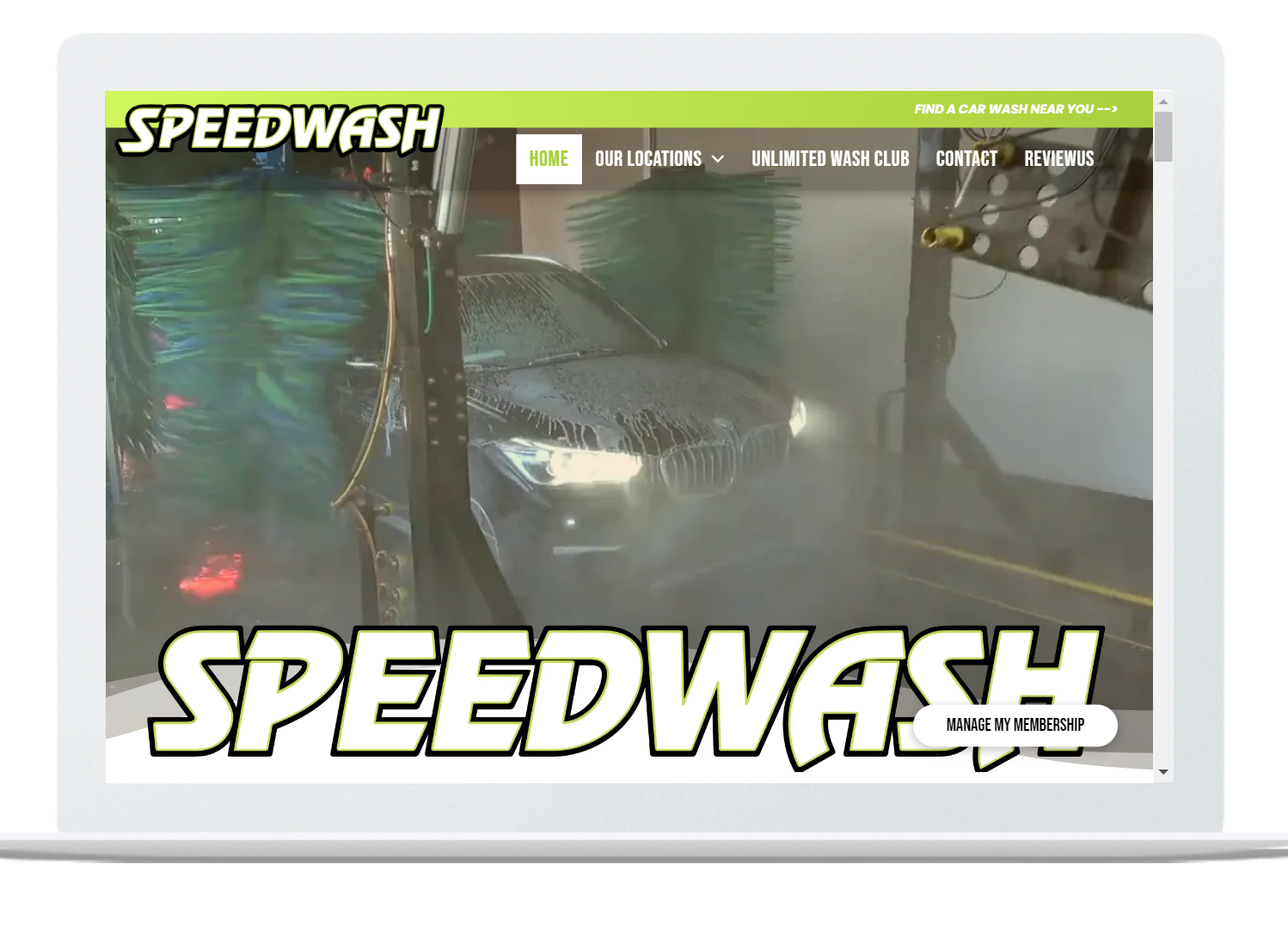 Seven-location express CARwash website for Los Angeles California carwash websites made by OhmCo, the best carwash websites in the wash and water treatment industry