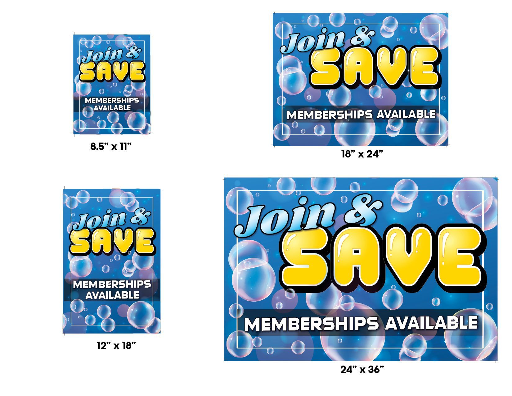 Membership Carwash Graphics Package