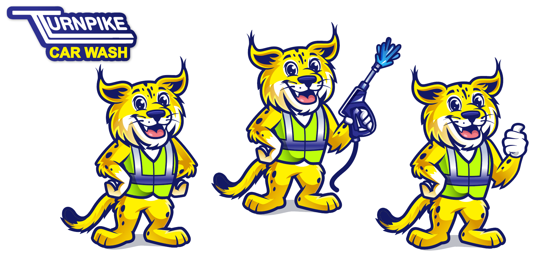 Carwash Mascots & Characters