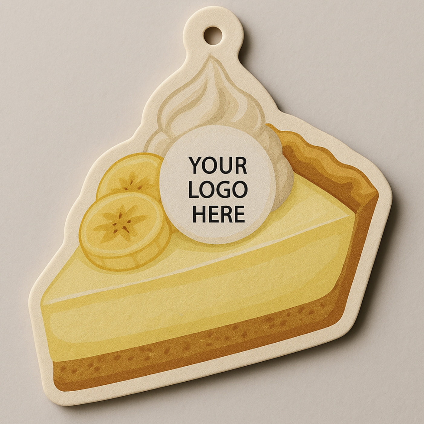 banana cream pie 3.14 march 14th pie day carwash add your carwash logo to custom holiday carwash air fresheners
