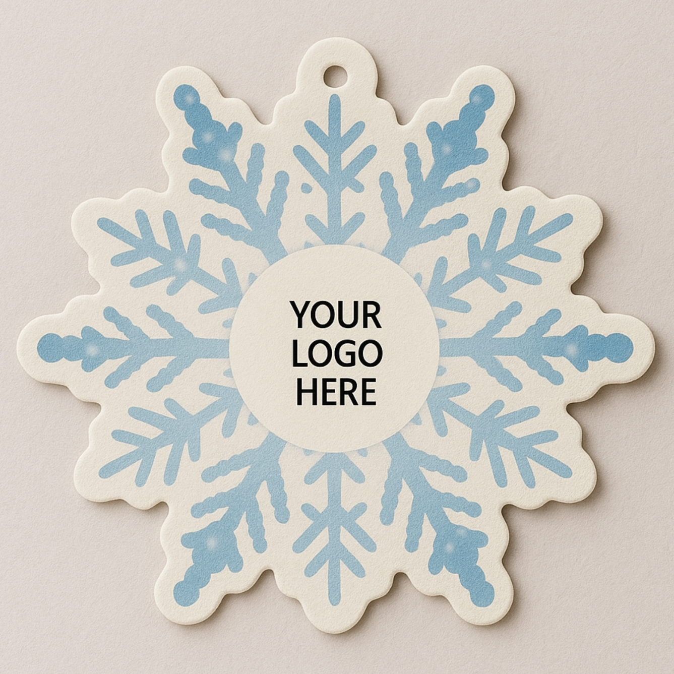 snowflake winter design holiday dark ice,black ice scent Holiday Winter holiday Ornament Air Freshener customize with your carwash logo