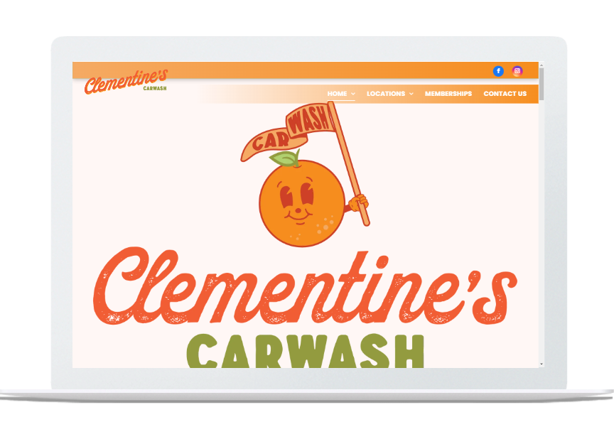 Clementine carwash website