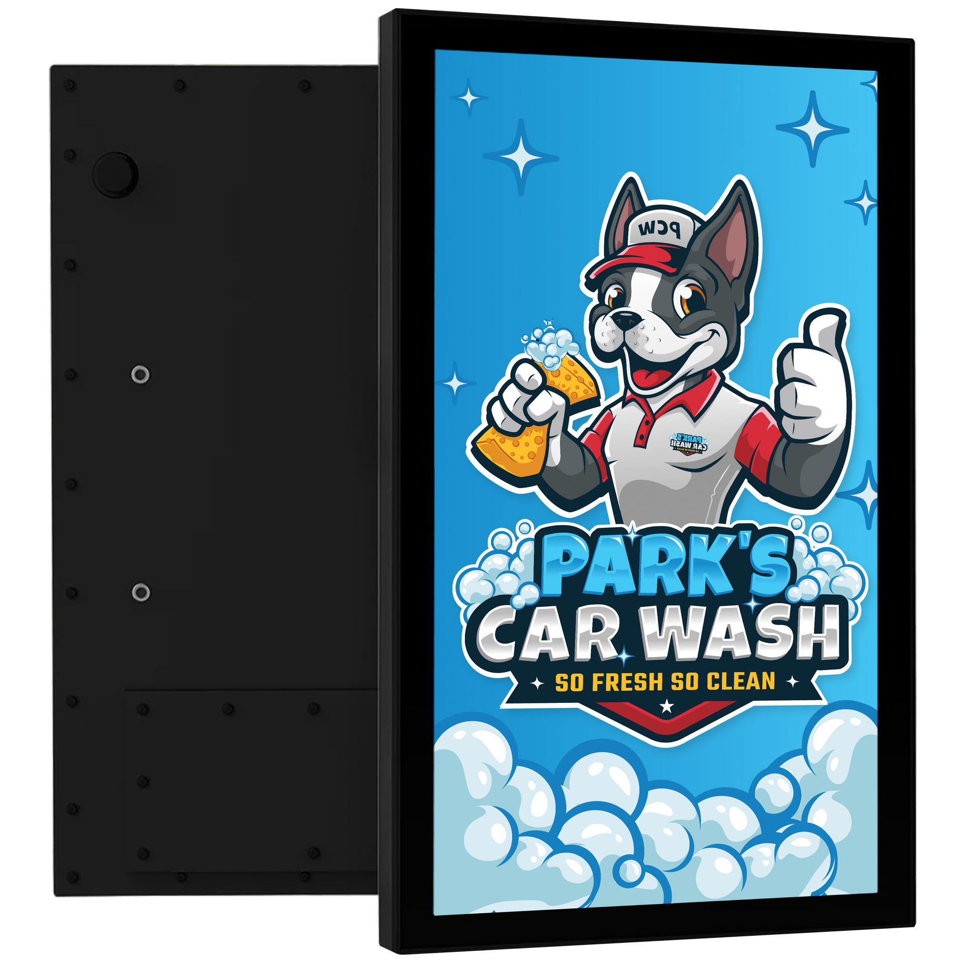 Outdoor
Digital Carwash Menus