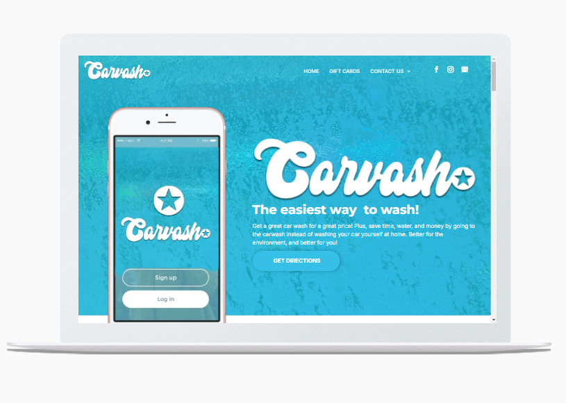 carwash website templates