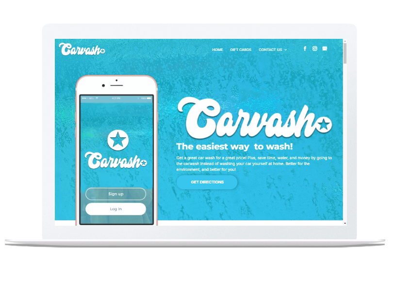 carwash website templates